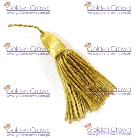Antique French Gold Metallic Bullion Tassel