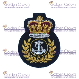 British Royal Navy Cap Bullion Badge