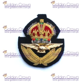 Cap Badge RAAF Officer Bullion