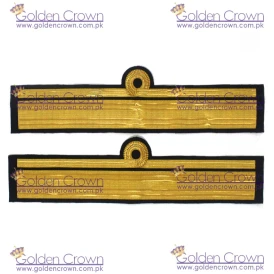 Cuff Rank Sleeve Curls Gold Admiral Sold