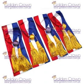 Echarpe de maire avec glands et coulant