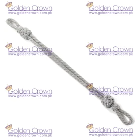 German Officer Silver Cap Cord
