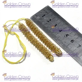 Gold Bullion Wire Fringe Caterpillar