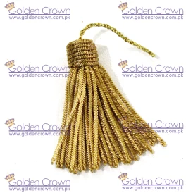 Gold Metal Bullion Wire Tassels Handmade