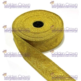 Gold Mylar Lace Oak Leaf, Gold Mylar Oak Leaf Lace supplier