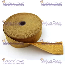 Gold Mylar Oak Leaf Lace