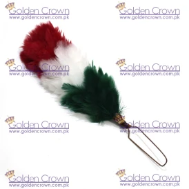 Hackles Plumes Red Green White
