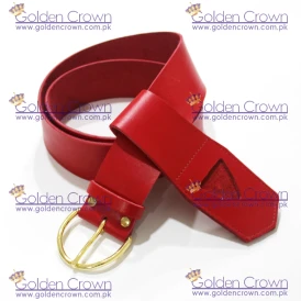 Knight Templar Frog Belt Red