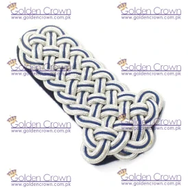Malaysia Cord Shoulder Board Silver & Blue