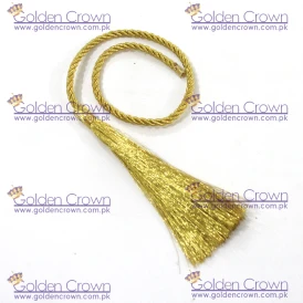 Metallic Cord And Tassels