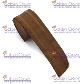 Military Dark Brown Mylar Braid Lace