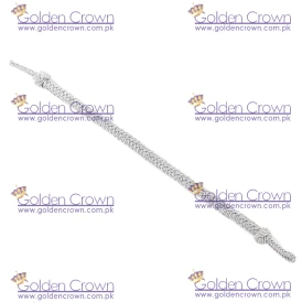Military Silver Metallic Cap Cord