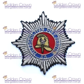 SA Metropolitan Fire Service Bullion Wire Badge
