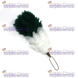 Scottish Feather Hackles White And Green