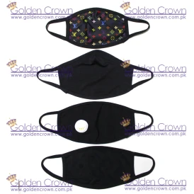 Unisex Black Dust Cotton Mouth Masks