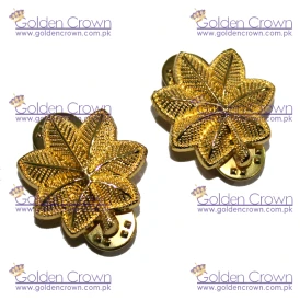 US Army Major O-4 Rank Insignia Metal 22K Gold Plated