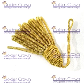 Vintage Gold Bullion Metallic Tassel