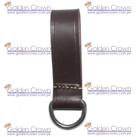 WW1 WW2 Dark Brown Belt Loop Strap d-ring