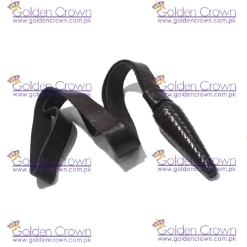 Brown Leather  Sword Knot With Acorn