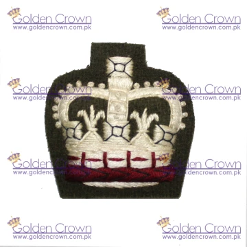 Crown British Army Officers Cloth Insignia Pips