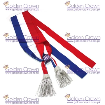 Echarpe de Maire Adjoint a glands argentes