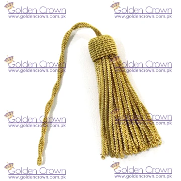 French Gold Bullion Wire Tassel Handmade