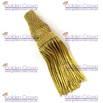 French Gold Metallic Bullion Tassels