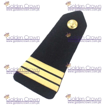French Vintage Military navy Epaulettes