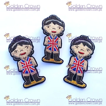Handmade Fashion Bullion Badges