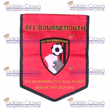 Machine Embroidered AFC Bournemouth Pennants