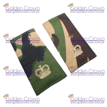 Major Rank Slides Camouflage Pair