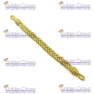 Military Gold Mylar Wire Cap Cord