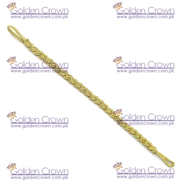 Military Gold Silk Cap Cord