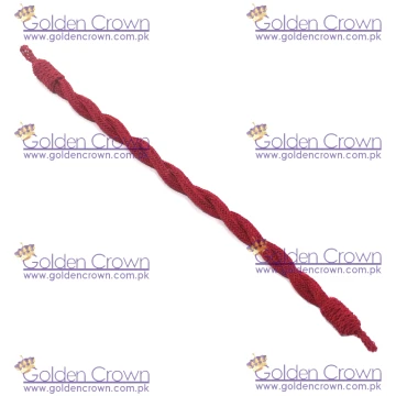 Military Officer Bullion Cap Cord Red
