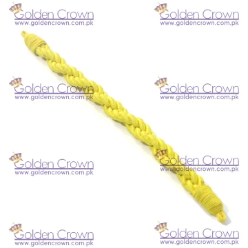 Military Silk Cap Cord Yellow