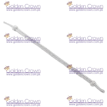 Military Silver Metallic Cap Cord