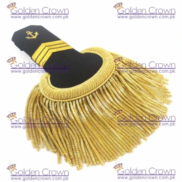 Military Uniform Epaulettes Gold Bullion Fringe