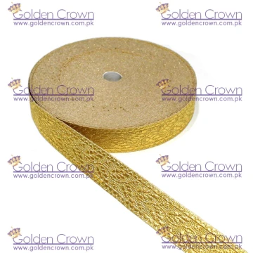 Oak Leaf - Gold Mylar Rayon Lace