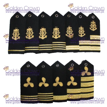 Propeller Shoulder Boards and Epaulets for Merchant Marine