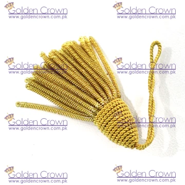 Vintage Gold Bullion Metallic Tassel