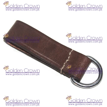 WW1 Brown Leather D-Ring Belt Loop