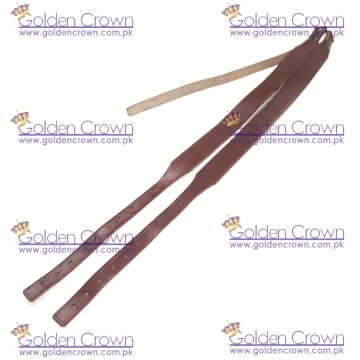 WW1 French Leather Y Straps Brown