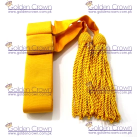 British Army Waist Sash Yellow 