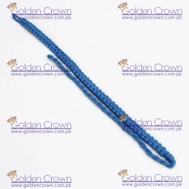 Custom Military Lanyard Silk Blue