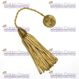 Doctoral Tam Gold Bullion Tassel Gold Graduation Bullion Tassel