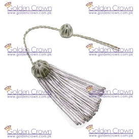 Doctoral Tam Silver Bullion Tassels
