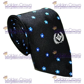 Forget Me Not Necktie by Masonic