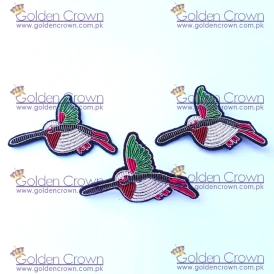 Hand Bullion Wire Embroidery Badge for Brooch