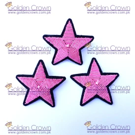 Hand embroidery bullion wire Star brooch pin