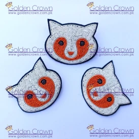 Handmade embroidery brooch badges